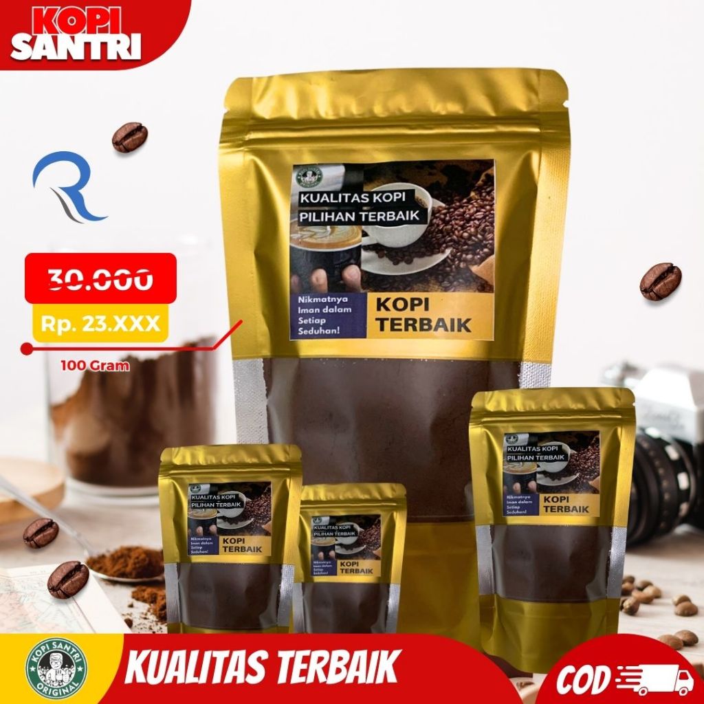 

KOPI BUBUK HITAM ROBUSTA TANPA CAMPURAN 100 GRAM / KOPI JEPARA / MURNI ASLI