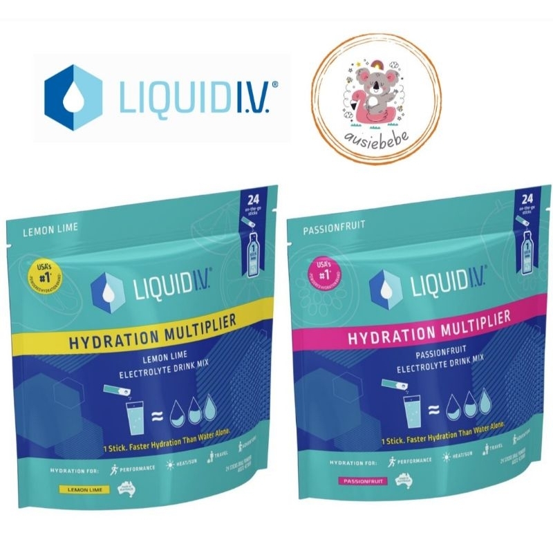 

Liquid IV Hydration Lemon Lime / Passionfruit | 24 Sachets