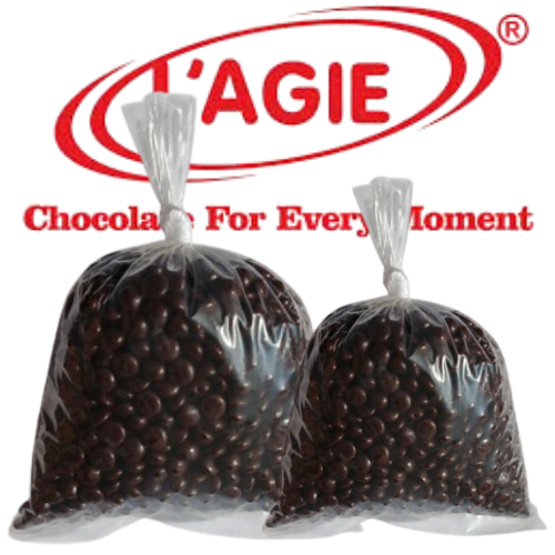 

Lagie Chocho Chips Cokelat Compound Hitan bentuk 1/2 bulat coklat curah / repack 50 gr dan 100 gr
