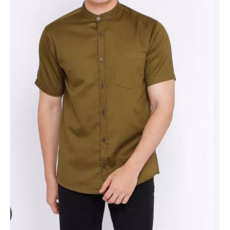 KEMEJA PRIA KERAH SHANGHAI