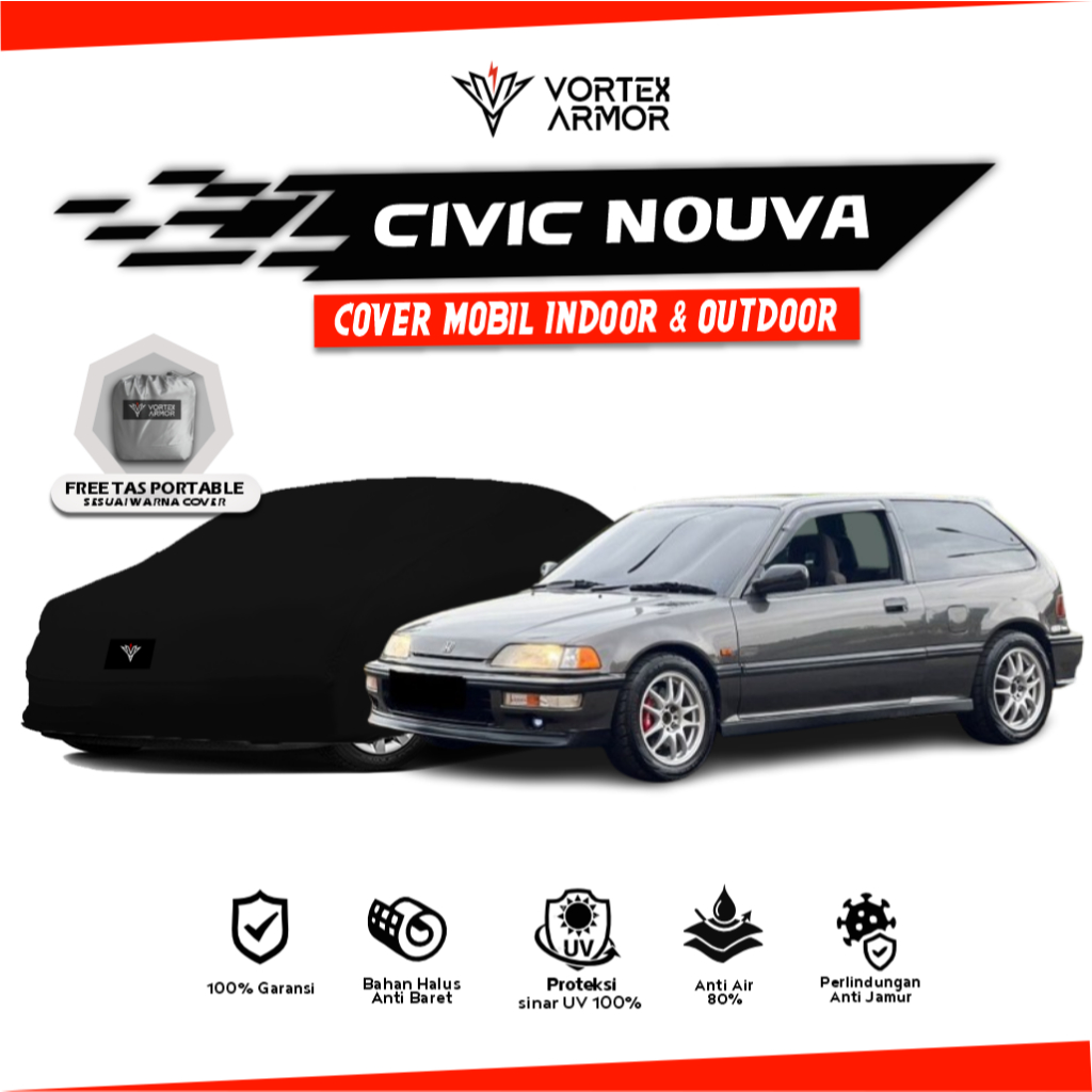 Cover Mobil Honda Civic Nouva / Sarung Mobil Civic Nouva / Selimut Sedan Civic Nouva