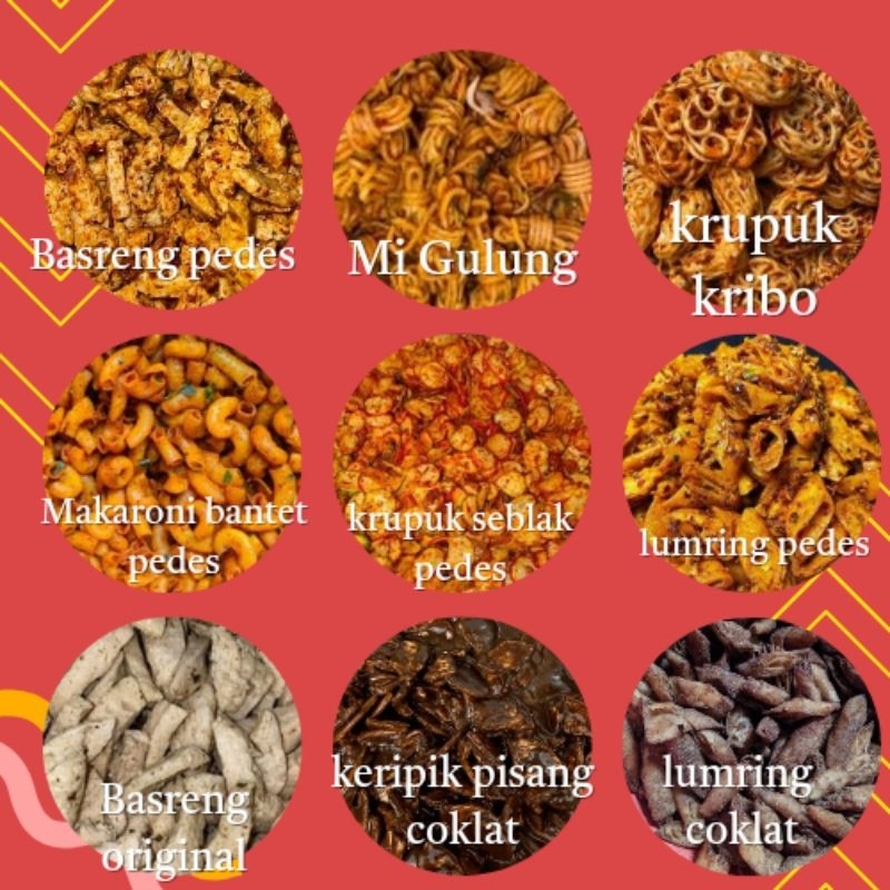 

! HANYA UNTUK DIJUAL KEMBALI! PAKET RESELLER CEMILAN PEDAS ISI 10 PCS uk. 30 g