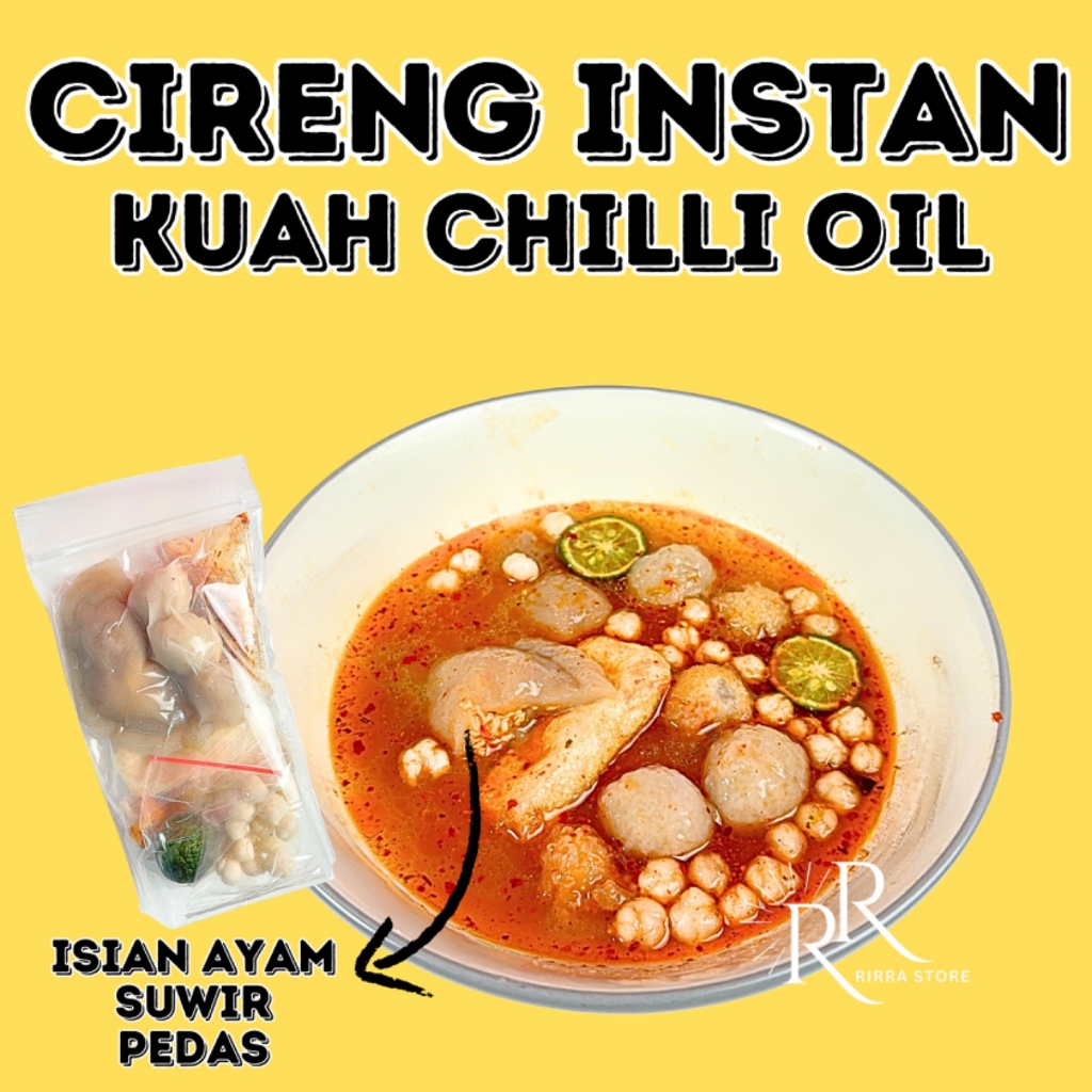 

1 BUNGKUS CIRENG INSTAN KUAH CHILLI OIL FOOD KALDU