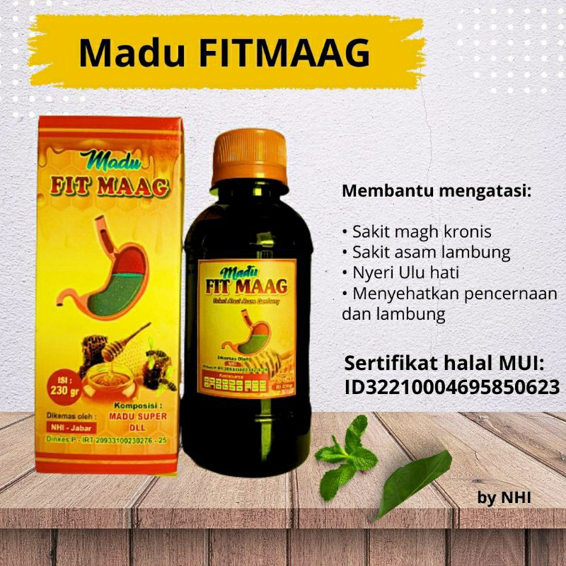 

Madu Maag Fitmaag MKL (Mual Kembung Lambung)