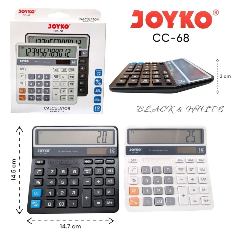 

KALKULATOR / CALCULATOR / KALKULATOR JOYKO CC-68