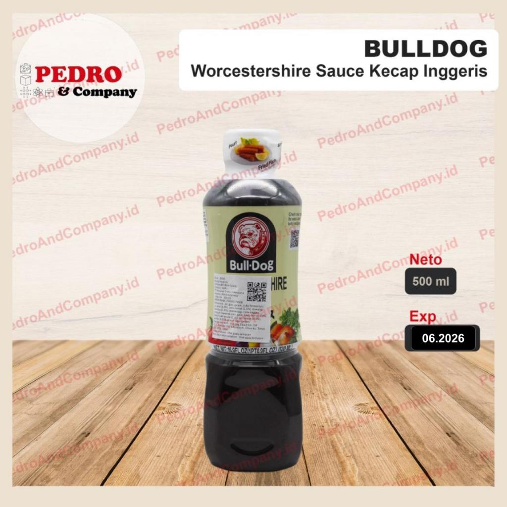 

Bulldog worcestershire sauce 500 ml - bumbu daging jepang bull dog