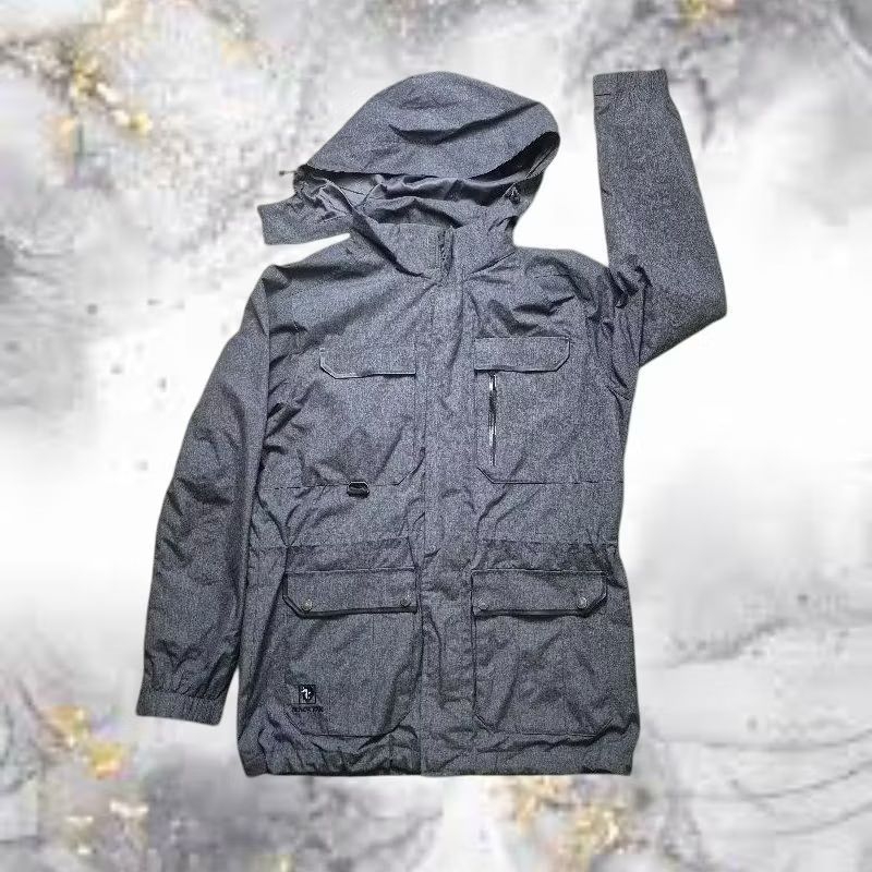 Jaket Outdoor Parka Mountain Black Yak Mulus Like New