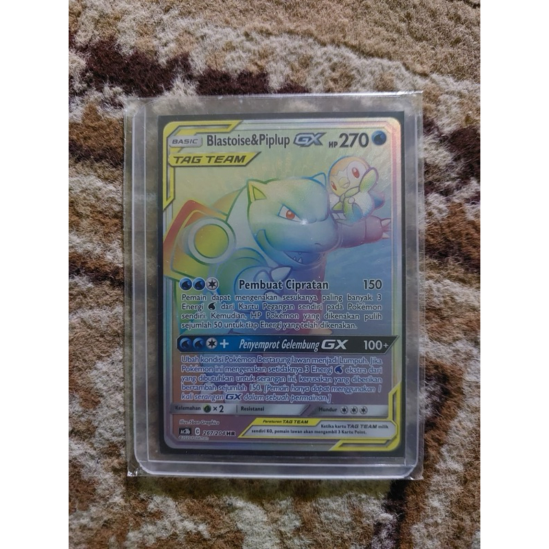 win lelang stevino Hu - blastoise hr tag team original kartu pokemon