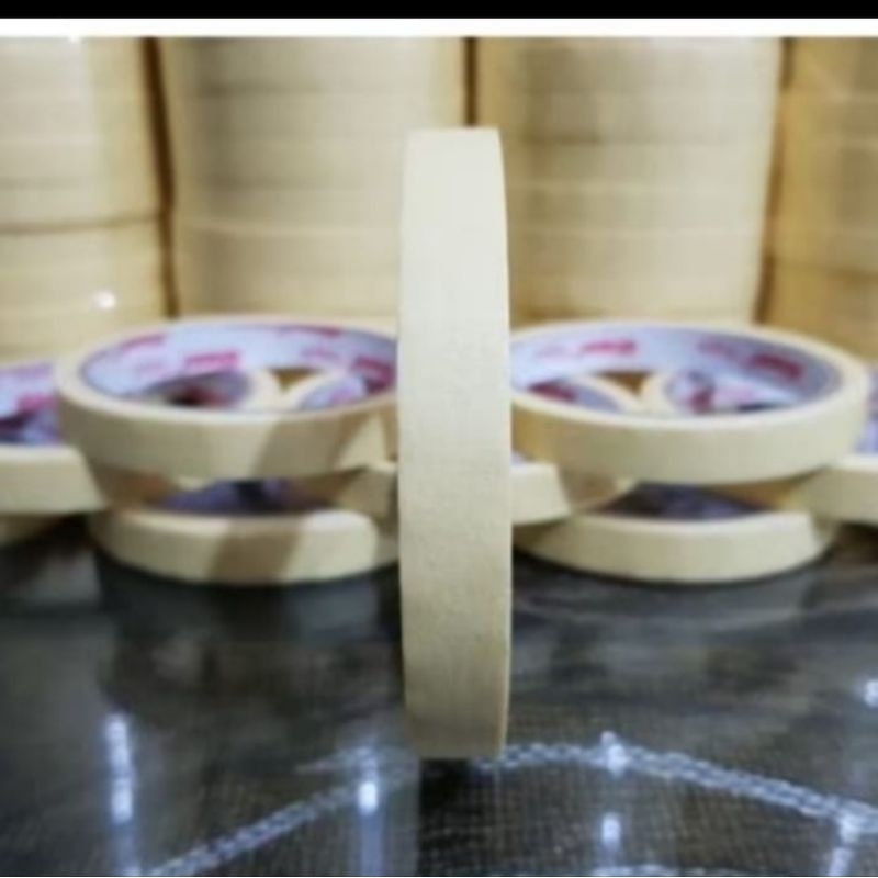 

lakban kertas- masking tape - isolasi kertas' 12mm