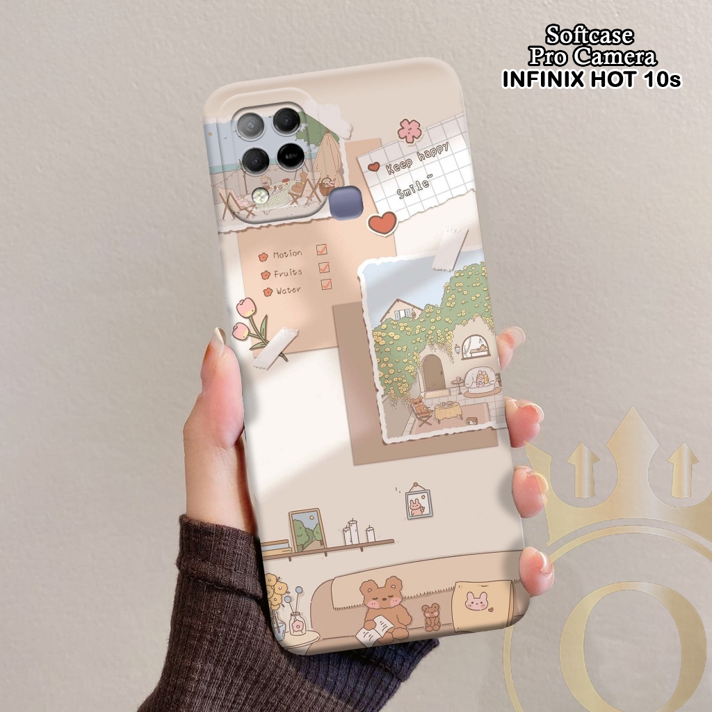 Softcase Infinix Hot 10s - ORORA - Casing Infinix Hot 10s - Motif case Aesthetic  - Infinix - Softca