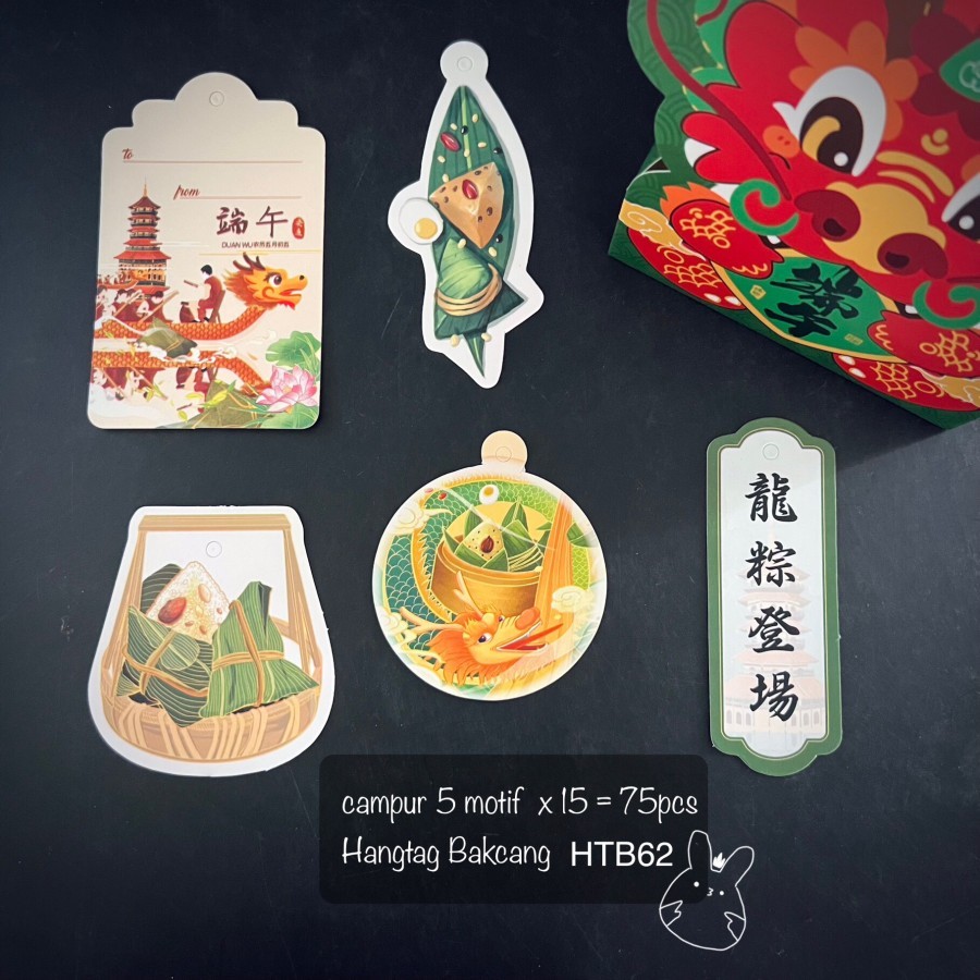 

HTB Hangtag| Tag Kartu Bakcang| Bacang| Kicang| Zongzi