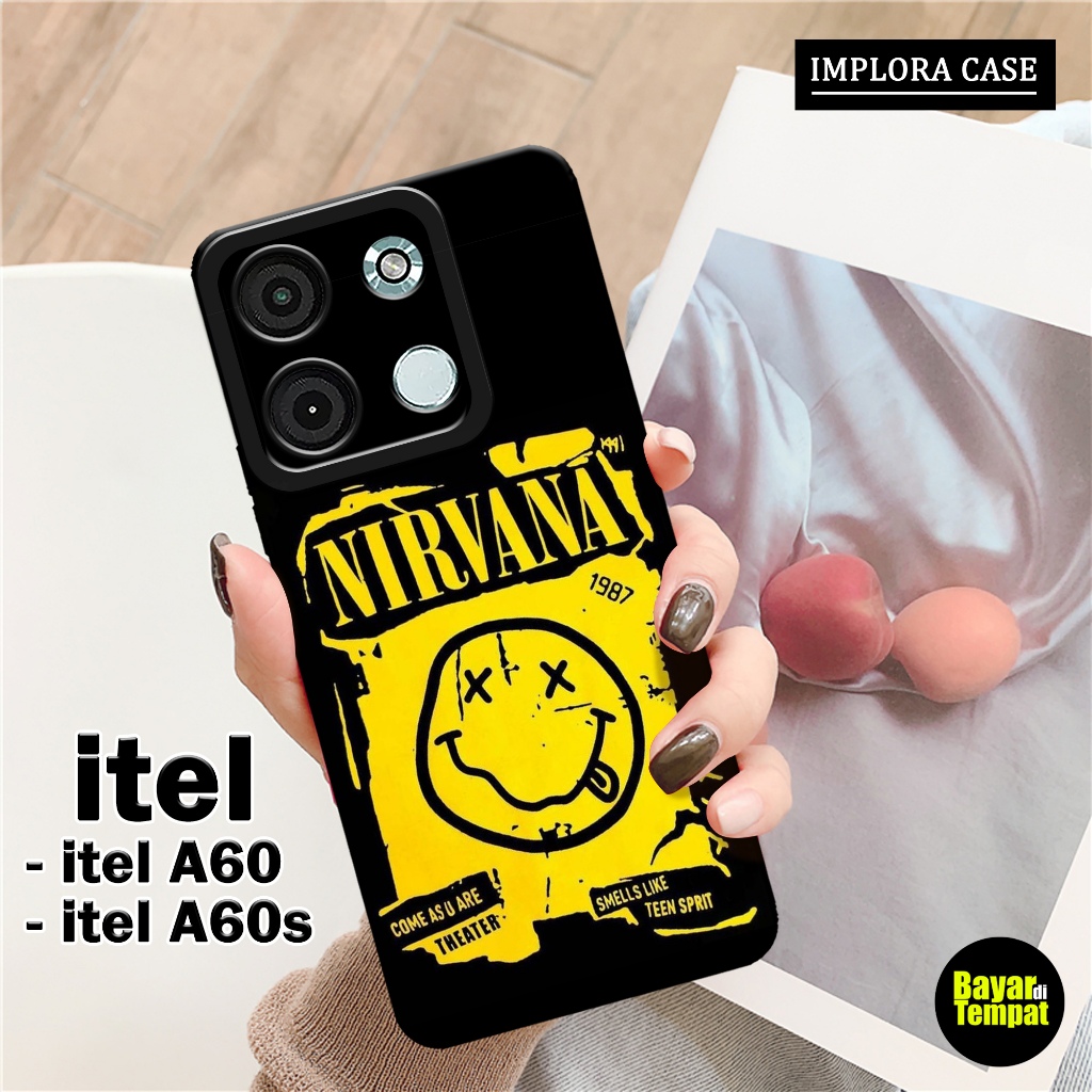 Softcase Itel A60 / A60s - Motif Band - IMPLORA CASE - Casing Itel A60 / A60s Case Hp Itel A60 / A60