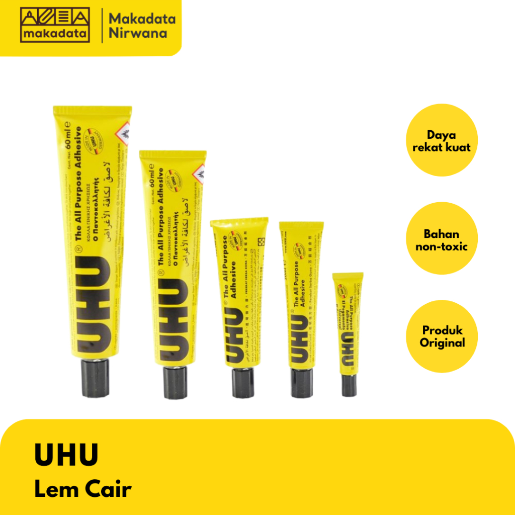 

UHU LIQUID GLUE/LEM CAIR (1 PCS)