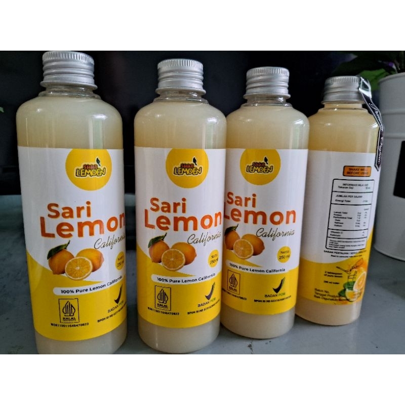 

Lemovita Lemon 250 ml Fresh Sari Lemon Jus Lemon Halal