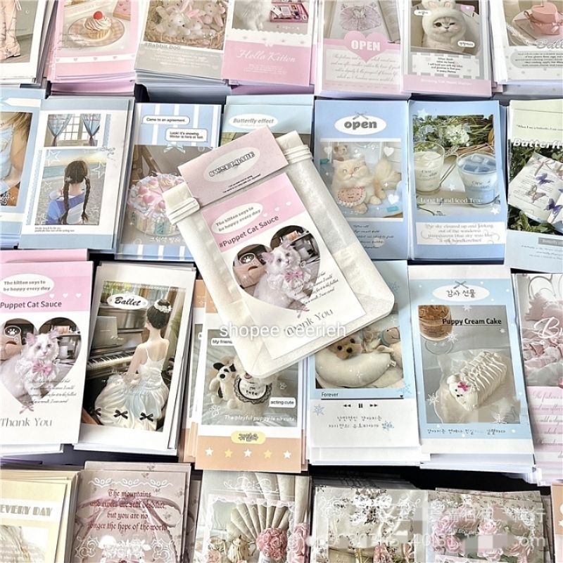 STICKER SEALING PACKING AESTHETIC HIASAN BUKU JOURNAL TERMURAH