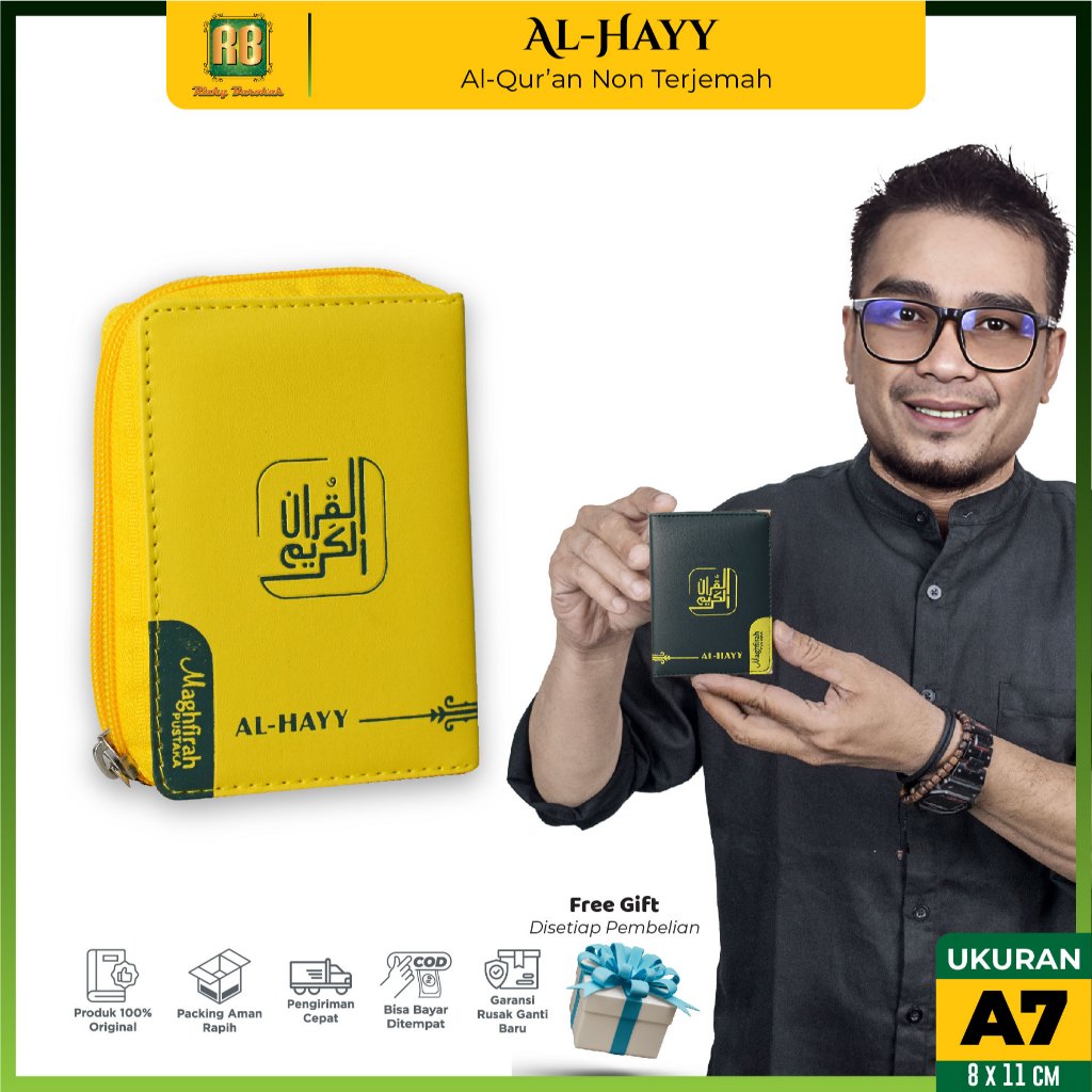 Mushaf Al Quran Hafalan Al Hayy Cover Dompet Saku Kecil Mini A7 Alquran Rasm Utsmani Madinah Tanpa T