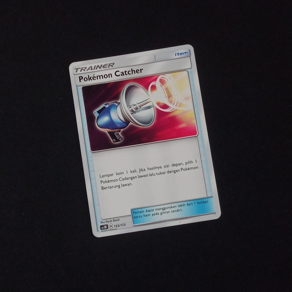 Pokemon Catcher Pokemon TCG Indonesia Trainer Item