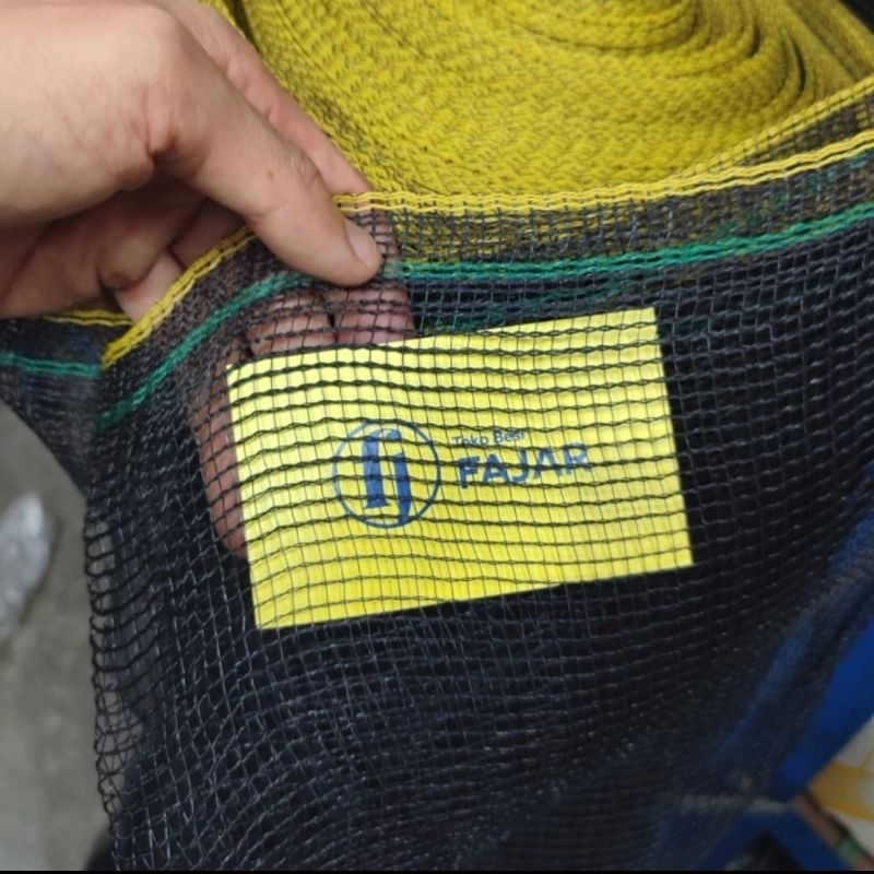 Jaring waring plastik paranet lebar 120 cm pagar ternak ayam ikan unggas burung kebun tanaman berkeb