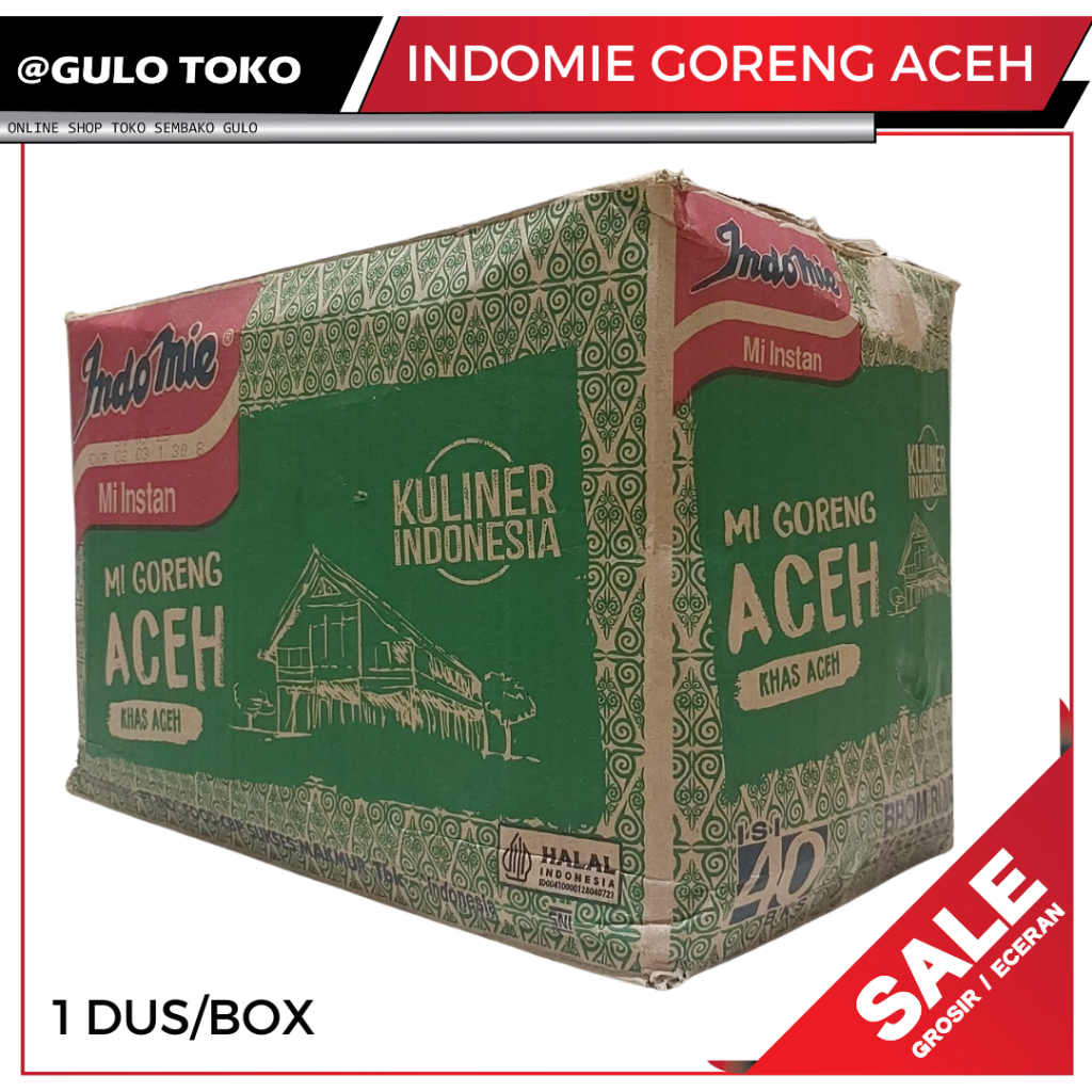 

Mie Indomie Goreng Aceh 1 Dus/Box (GULO TOKO)