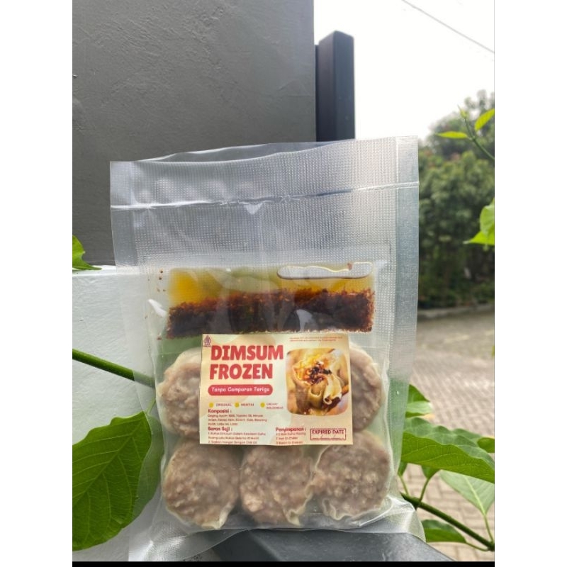 

Dimsum Original Frozen Free Chili Oil, Tanpa Terigu Dan Udang