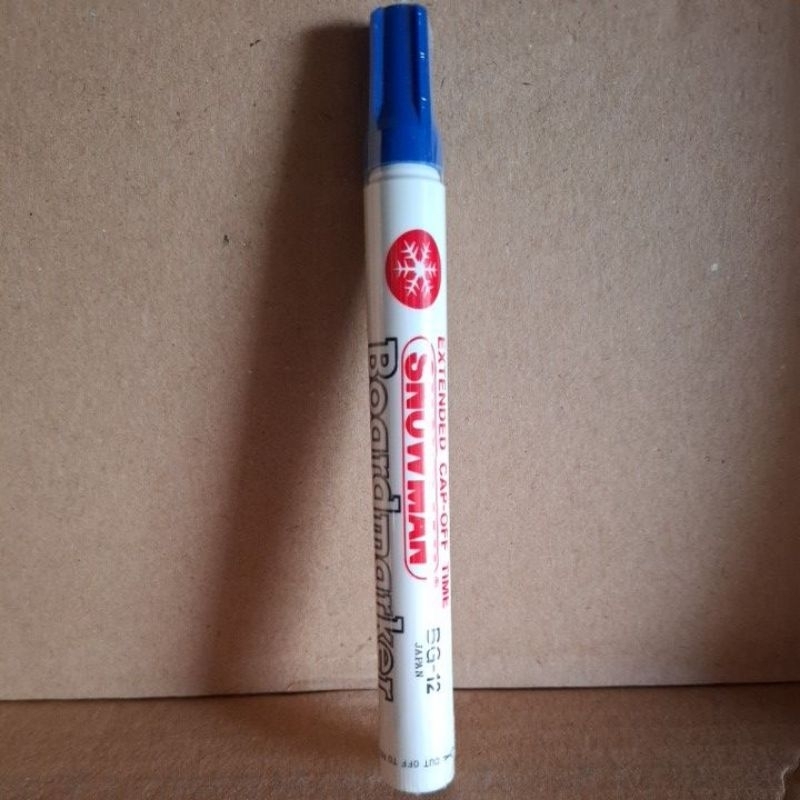 

spidol whiteboard snowman BG-12 biru