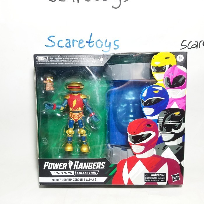 READY - Lightning Collection Power Rangers Mighty Morphin Alpha 5 & Zordon