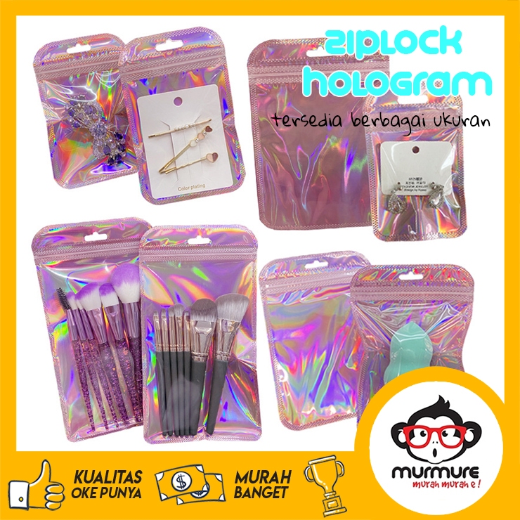 

PLASTIK ZIPLOCK HOLOGRAM PLASTIK KLIP ZIPLOCK PLASTIK OPP HOLOGRAPHIC KLIP ZIPPER ZIPLOCK KEMASAN LASER WARNA WARNI