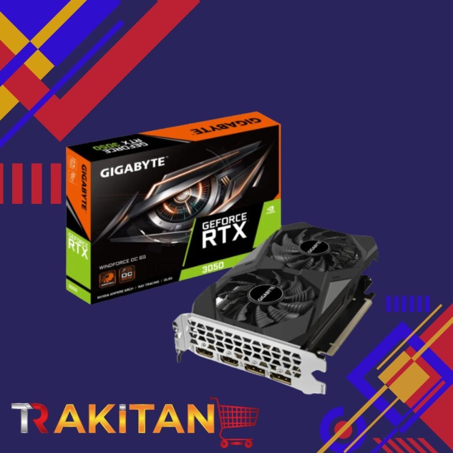 VGA Gigabyte GeForce RTX 3050 6GB - Gigabyte RTX3050 GV-N3050WF2OC-6GD