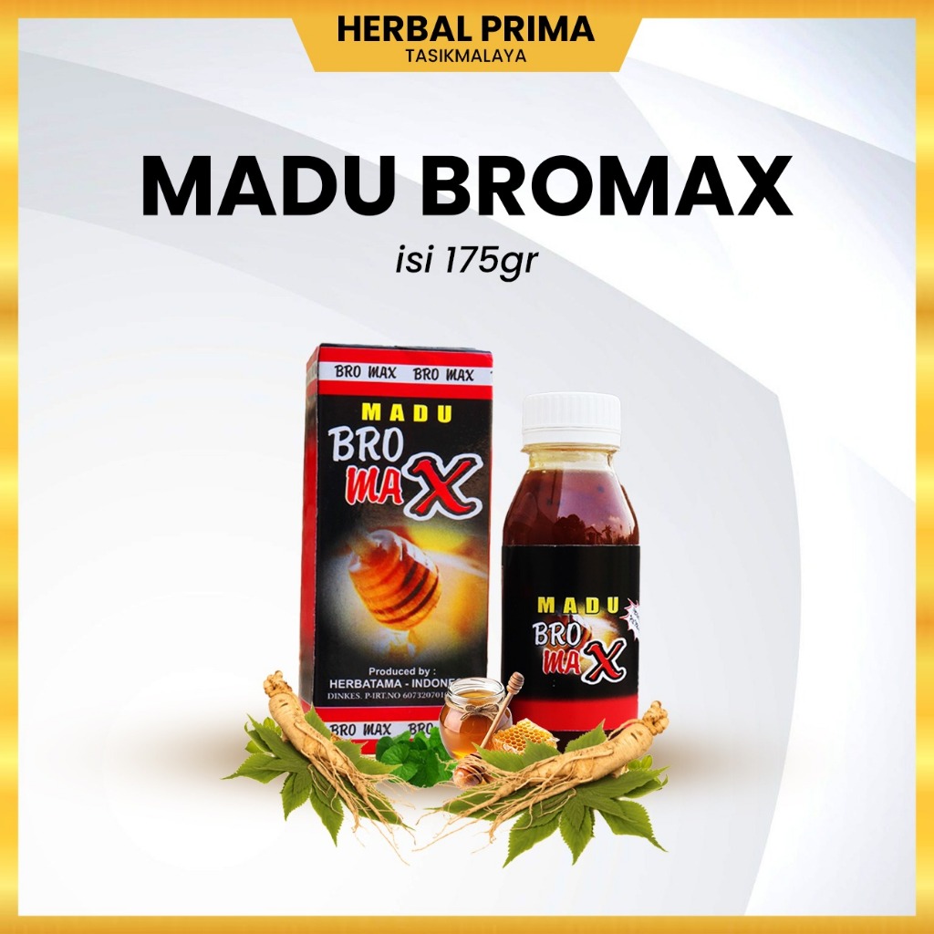 

Madu Bromax botol besar 175gr asli dengan ginseng