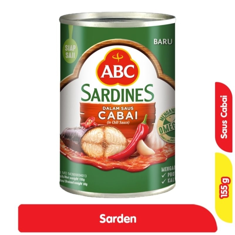 

ABC Sarden Saus Cabai 155 g