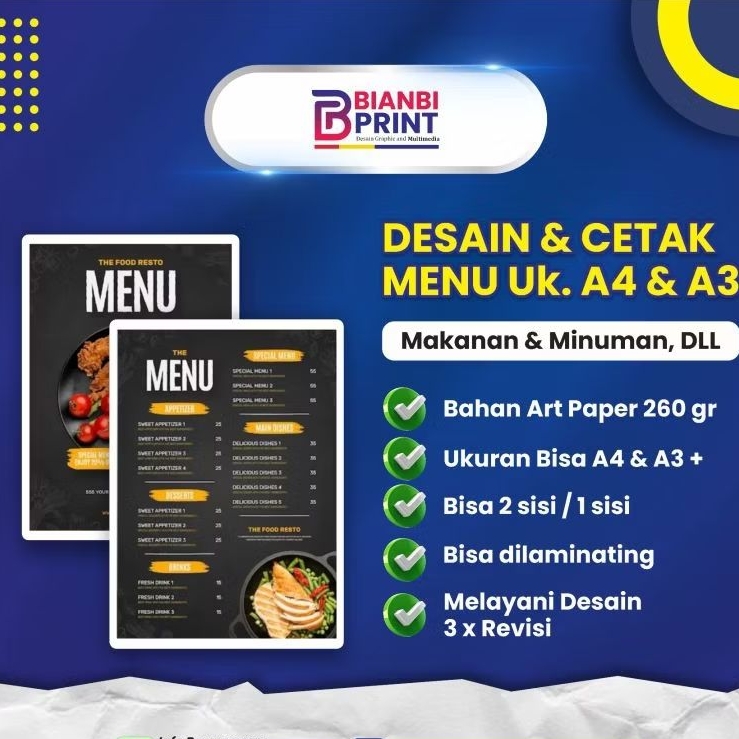 

Cetak Menu Warung A4/F4 Mumer