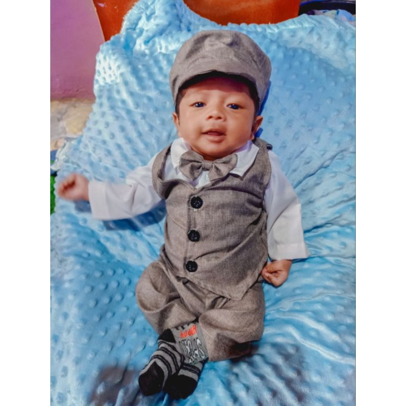 Set Mafia, kostum bayi, properti photoshoot bayi