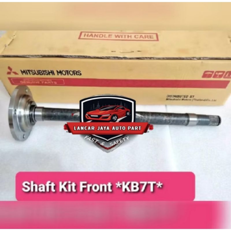AS RODA DEPAN SHAFT AXLE FRONT MITSUBISHI STRADA TRITON 2.8CC KB7T DOBEL CABIN MR580981 OEM BERGARAN