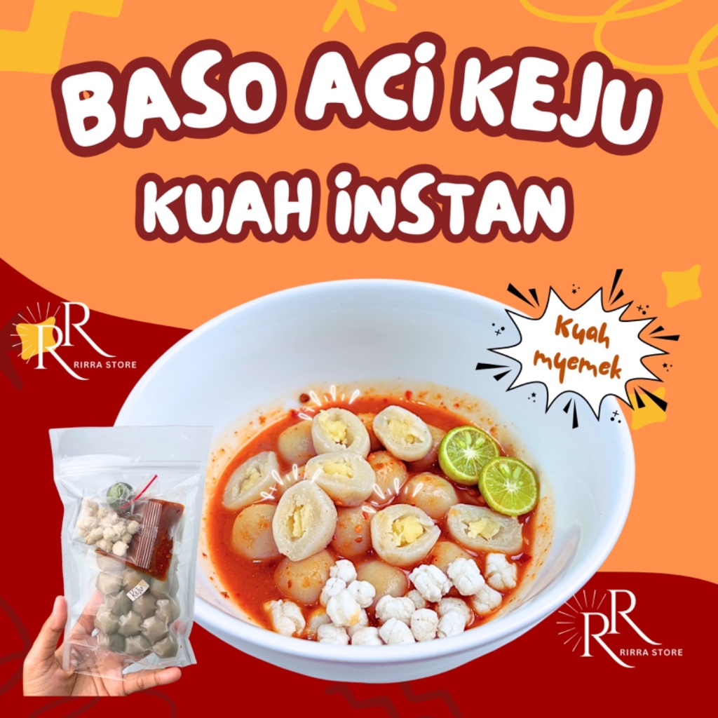 

1 Bks Baso Aci Isi Keju Mozza Isi 15 Butir Dengan Kuah Chilli Oil Dan Cabai Bubuk
