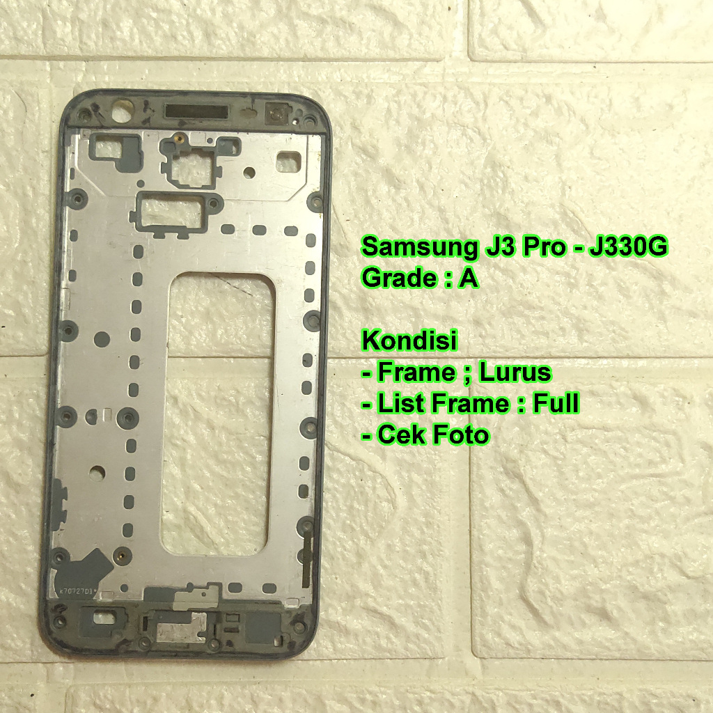 Samsung J3 Pro - J330G Frame Tulang Tengah / Tatakan LCD Copotan