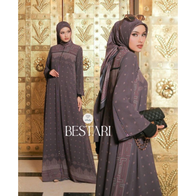 DRESS HIJAB PRINTING BESTARI BY SHKATA