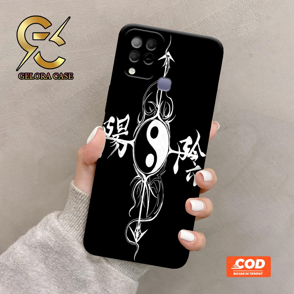 Softcase Infinix Hot 10s - Geloracase - Casing Infinix Hot 10s - Motif case Yinyang - Infinix - Soft