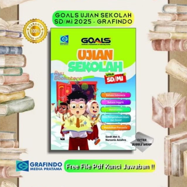 Buku Goals Ujian Sekolah untuk SD/MI 2025 | Grafindo | Free File Pdf KJ