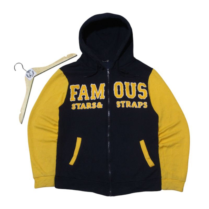 zip hoodie famous stars and straps