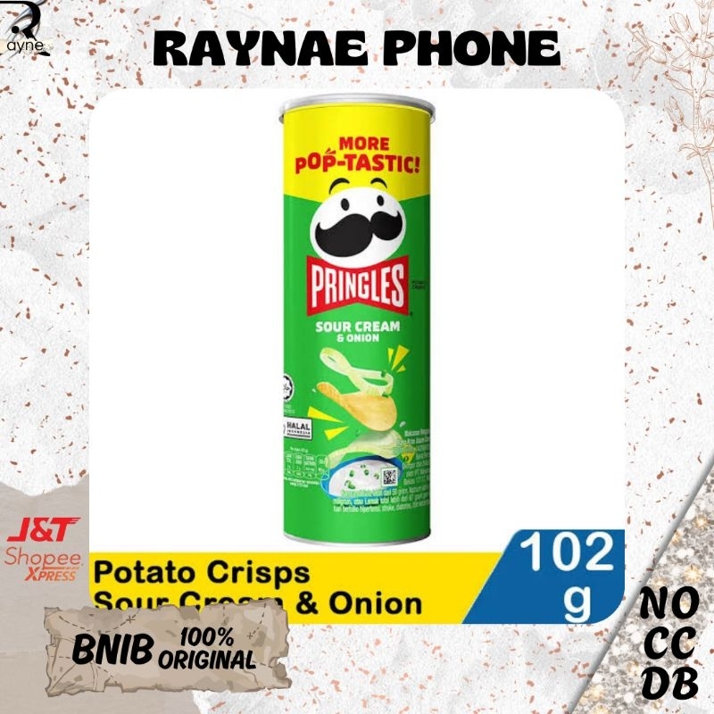 

pringles varian sour cream & union 102 gr