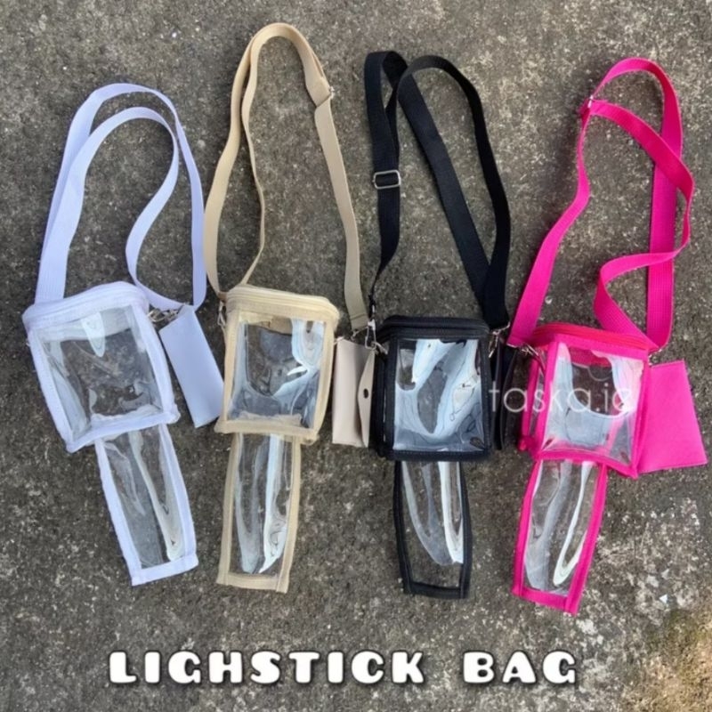 Lightstick Bag - Tas Ls pvc transparan NCTDREAM WAYV NCT127 SEVENTEEN SVT STRAYKIDS ENHYPEN BTS EXO 