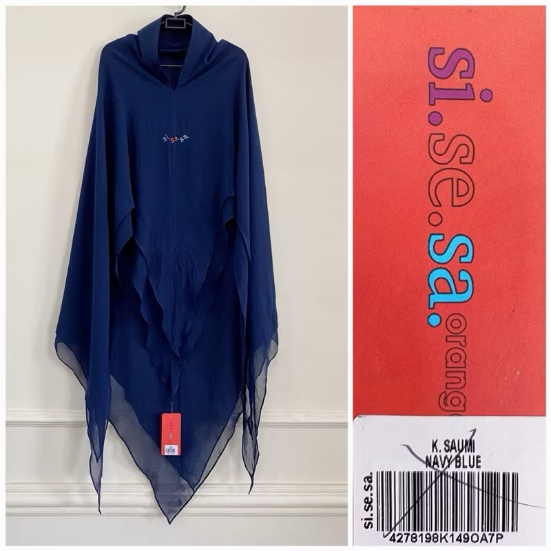 Khimar saumi sisesa navy