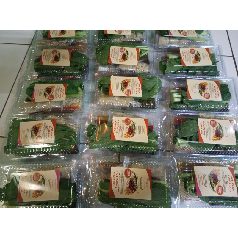 

Mie ayam instant frozen homemade