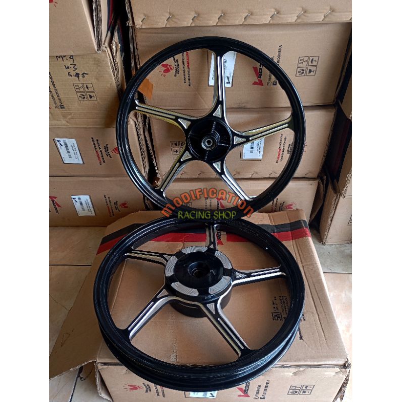 velg vrosi sprint Prime x copy enkei ak55 r 17 matic vario 110,beat,scoopy,genio,spacy