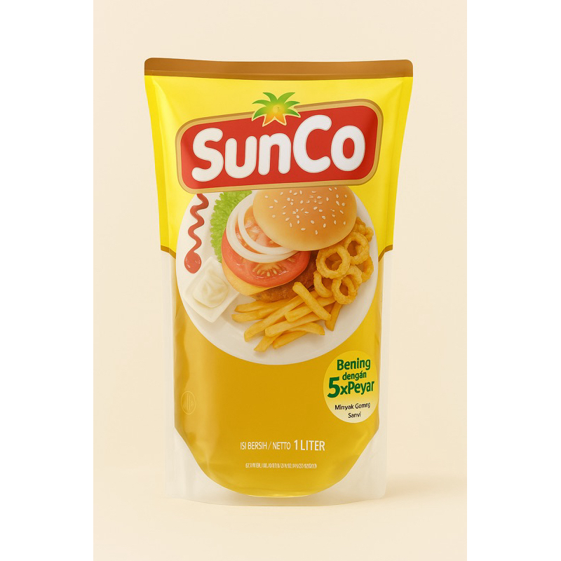 

Minyak Goreng Sunco 1 Liter Refill – Jernih, Sehat, & Berkualitas!