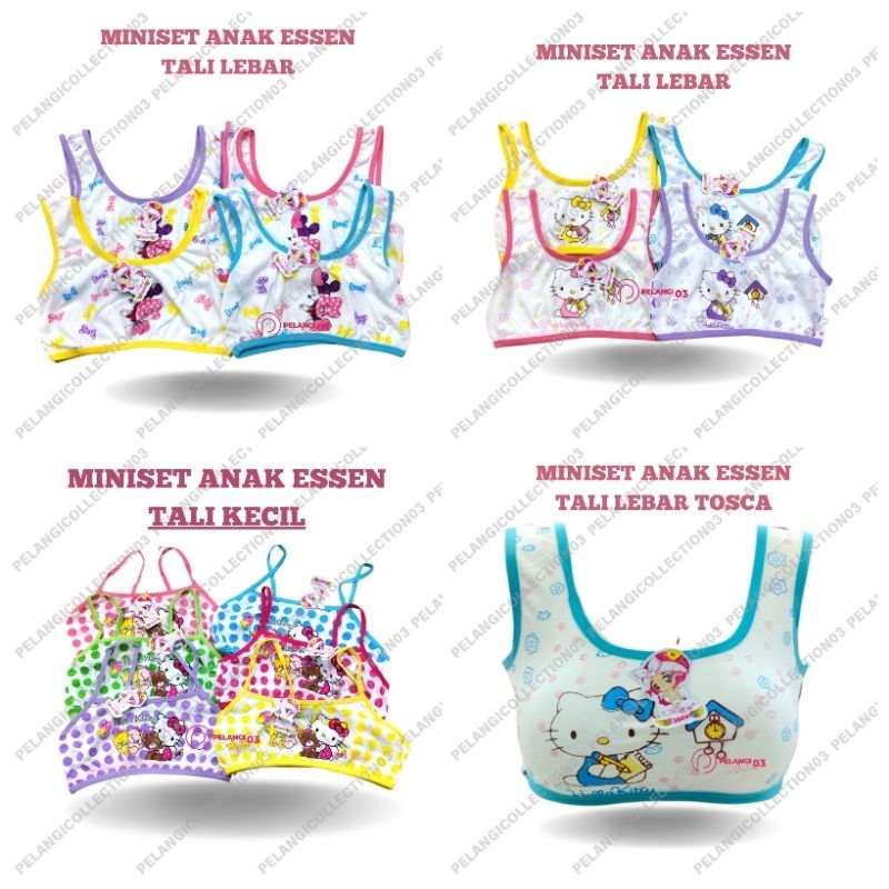 MINISET ANAK ESSEN | MINISET REMAJA TALI KECIL & TALI LEBAR