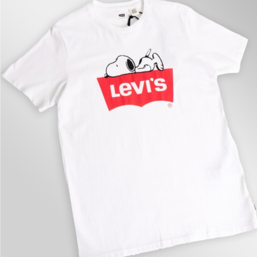 Levi's X Snoopy White Tee