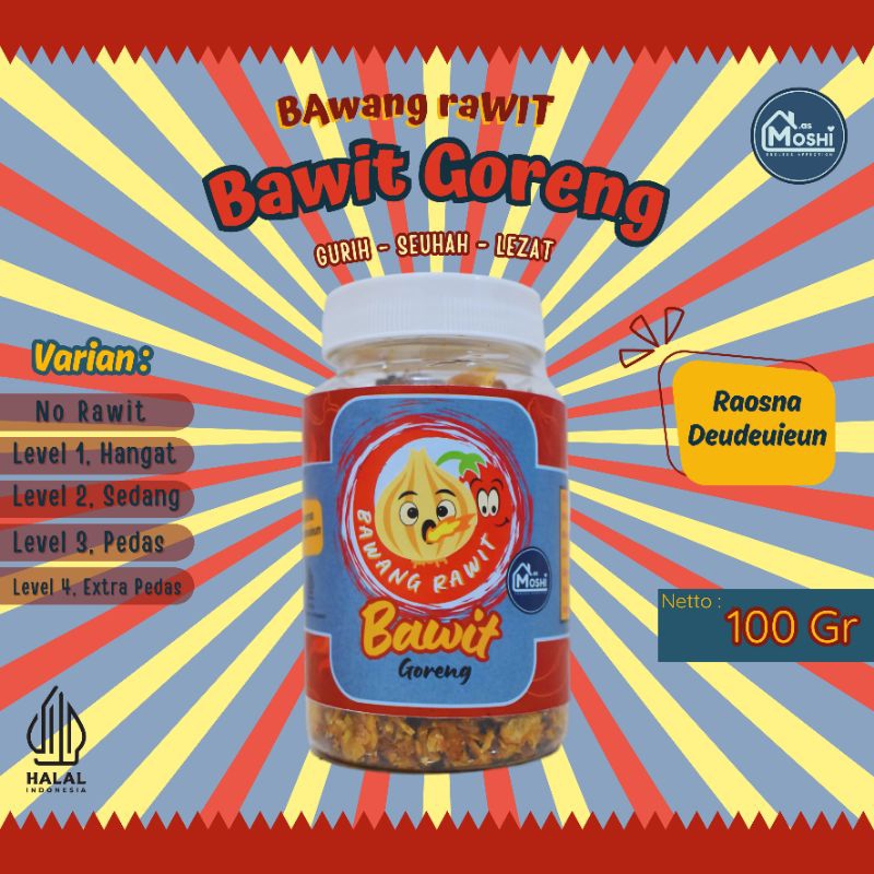 

Bawang Goreng Rawit (BAWIT) cap Moshi