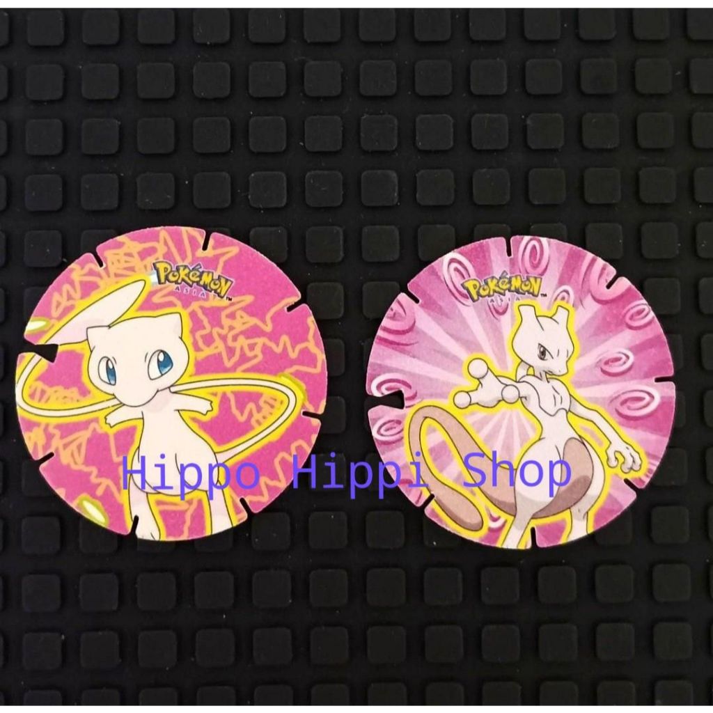 Set Tazos Tajos Pokemon Coin Koin Chiki Balls Mew Mewtwo