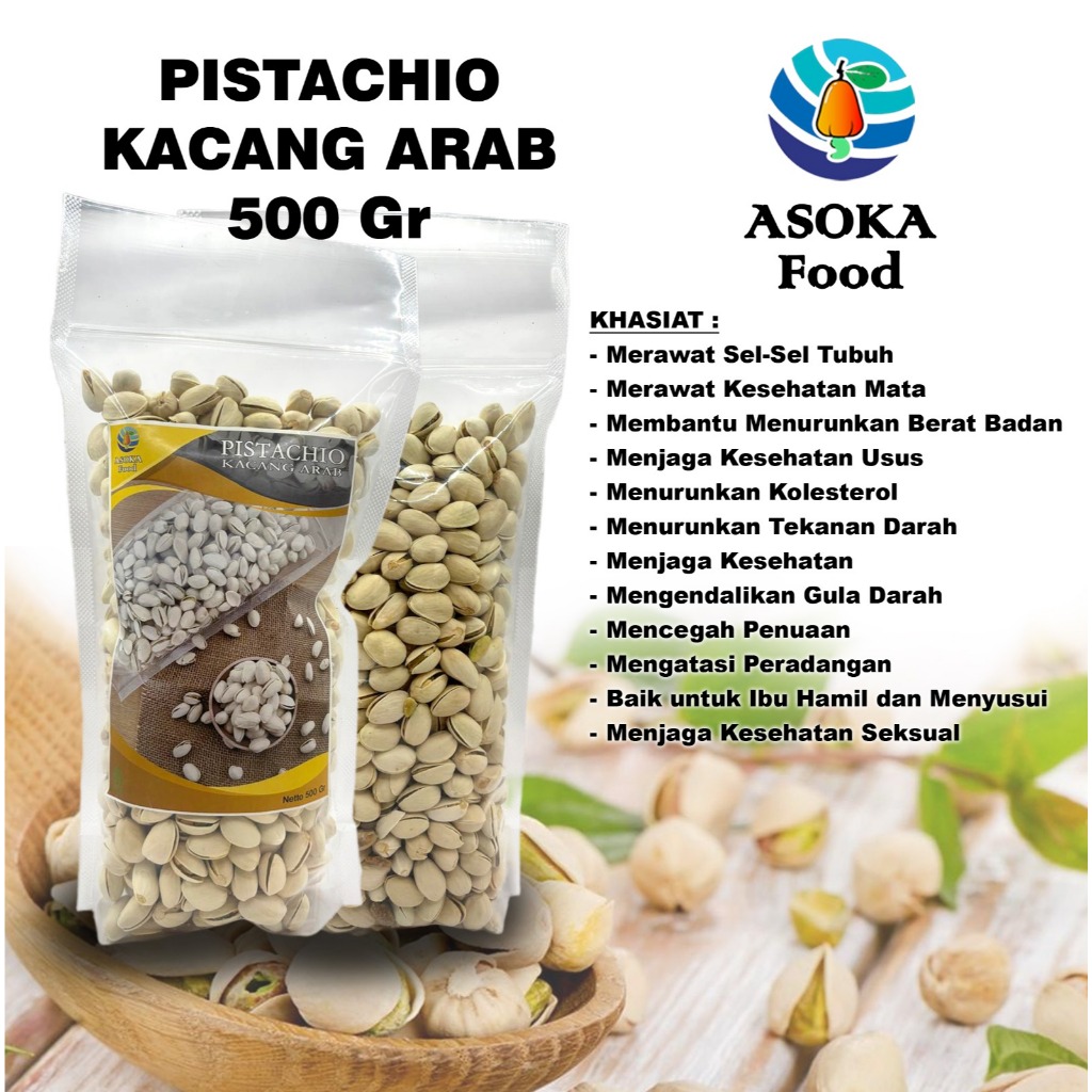 

PISTACHIO / KACANG ARAB / OLEH OLEH HAJI /PISTA /PISTACHIO IN SHELL/ TERSEDIA KARTON HARGA MURAH